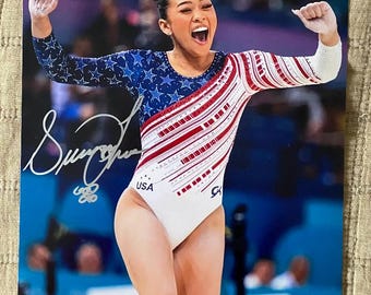 Sunisa Lee Hand Signed 8x10 Photo With COA