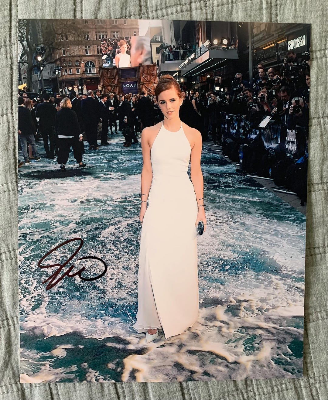EMMA WATSON Signed Autographed Photo sword COA Hologram main image 1