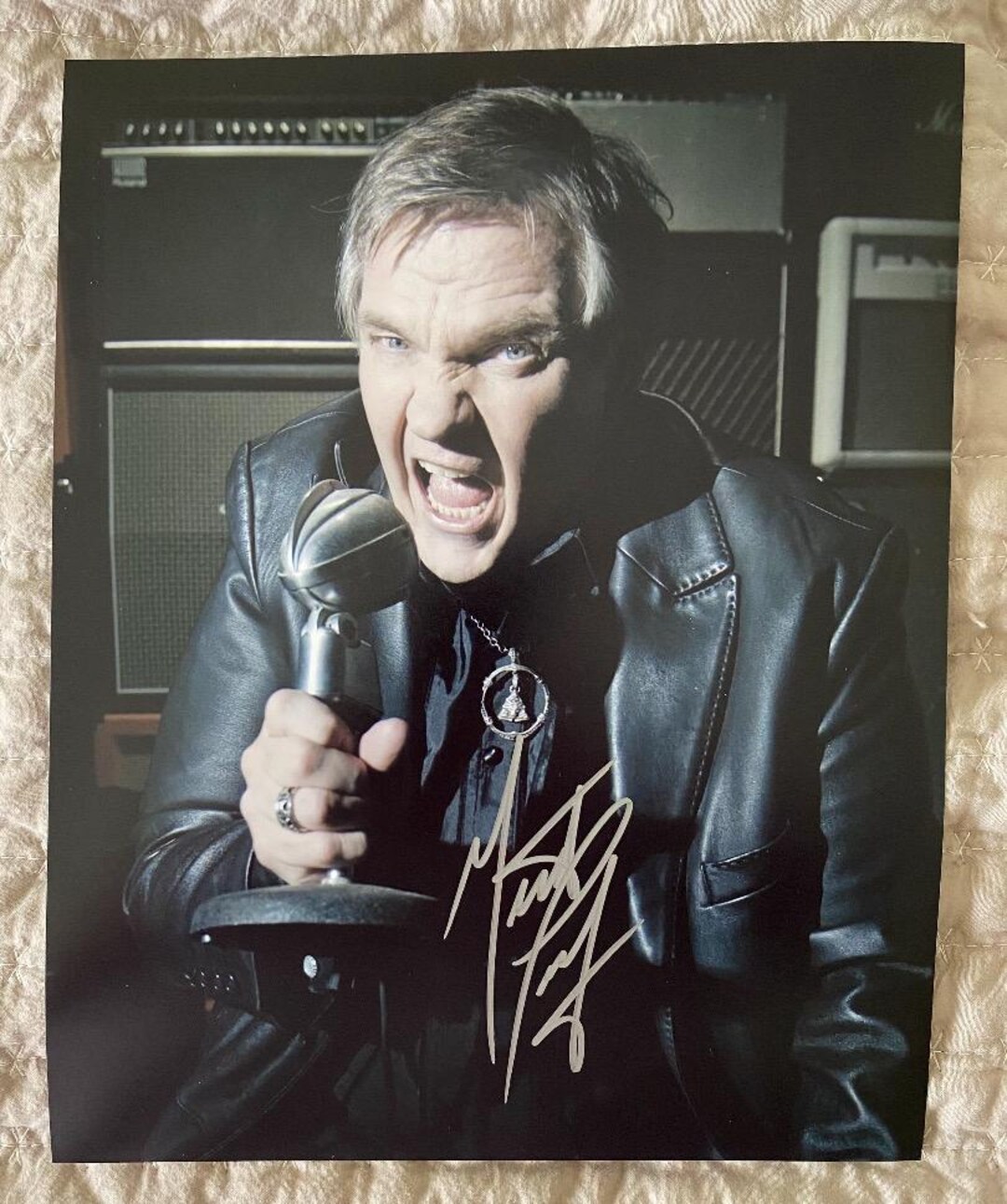 Meatloaf Sign Meat Loaf Hand Signed 8x10 Photo With COA - Etsy