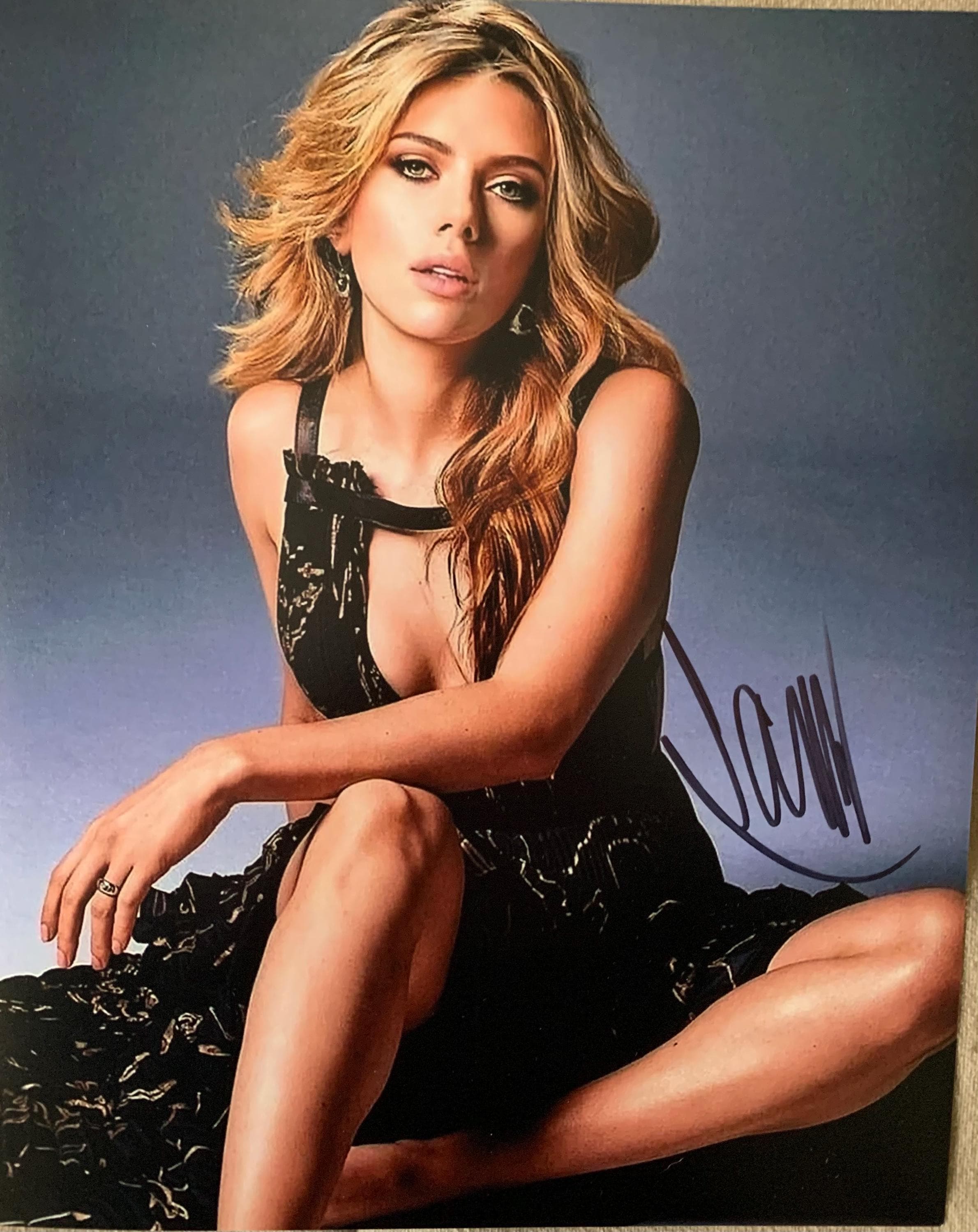 Scarlett Johansson Hand Signed 8x10 Photo With COA - Etsy