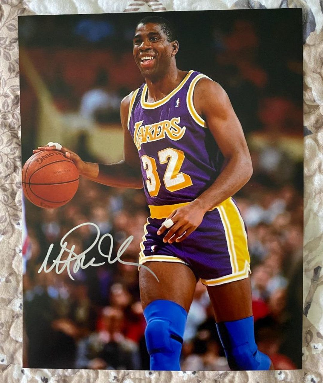 Magic Johnson Custom Magic Johnson Hand Signed 8x10 Photo With COA - Etsy