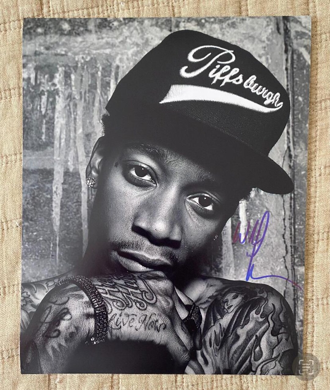 Wiz Khalifa Hand Signed 8x10 Photo With COA - Etsy