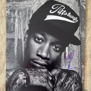 Wiz Khalifa Autograph + COA - Etsy