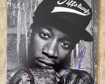 Whiz Khalifa Autograph + COA - Etsy