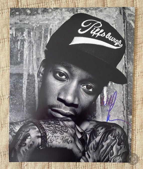 wiz khalifa 直筆サイン入りフォト Wiz Khalifa Hand Signed 8x10 Photo With COA - Etsy