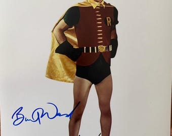 Burt Ward Hand Signed 8x10 Photo With COA