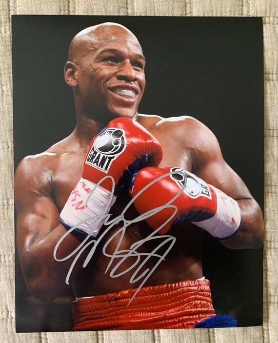 Floyd Mayweather Jr. Hand Signed 8x10 Photo With COA - Etsy