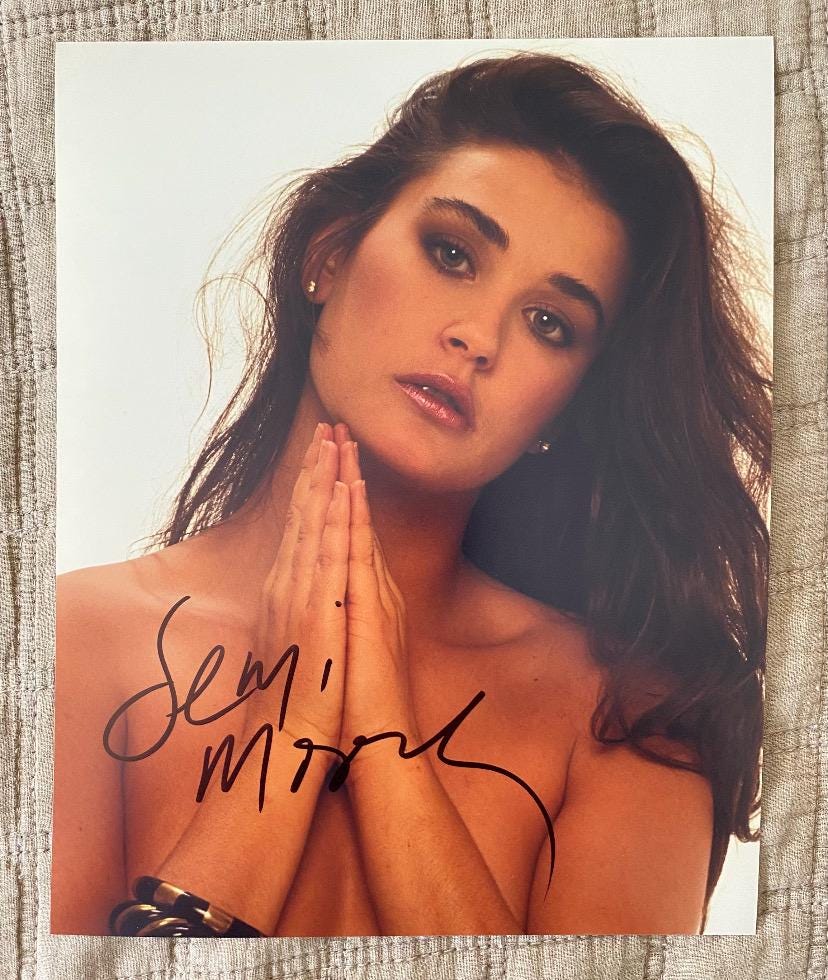 Demi moore signed - Etsy 日本