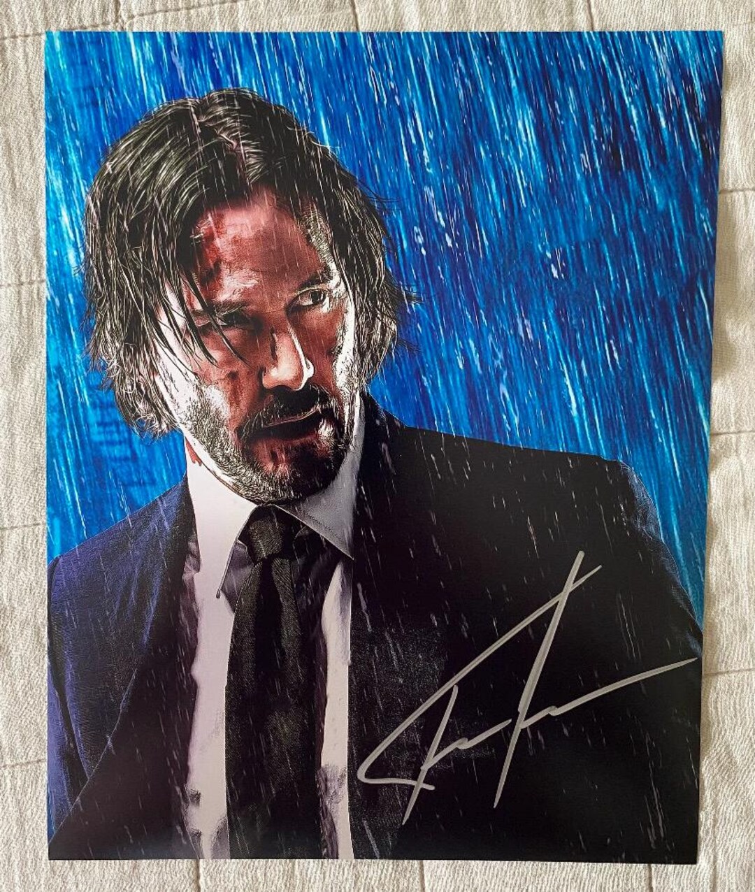 Keanu Reeves Hand Signed 8x10 Photo With COA - Etsy