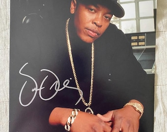Dr. Dre Hand Signed 8x10 Photo With COA