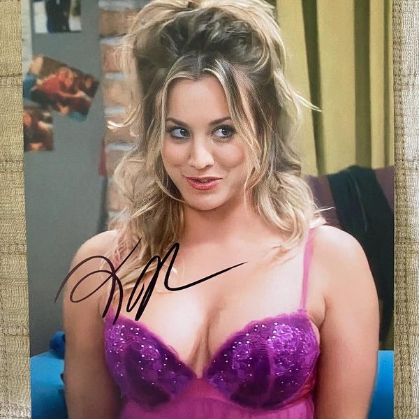 Kaley Cuoco Bare Chest - Etsy