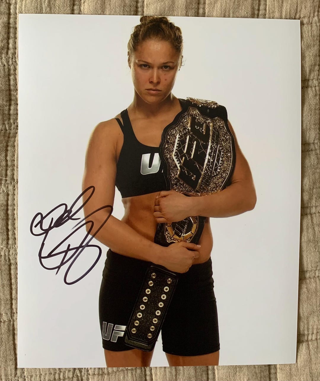 Ronda Rousey Hand Signed 8x10 Photo With COA - Etsy