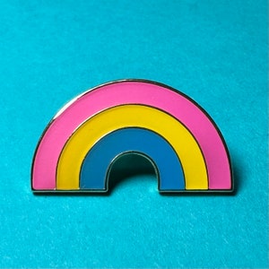 Pansexual Pride Flag - Rainbow Arch - LGBTQIA+ Inclusive Pin
