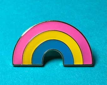 Pansexual Pride Flag - Rainbow Arch - LGBTQIA+ Inclusive Pin