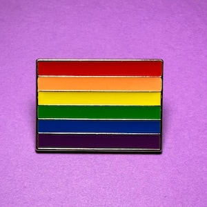 Pride Flag - Rectangle - LGBTQIA+ Inclusive Pin