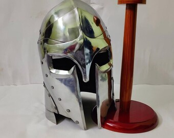 Medieval Viking Helmet Roman Knight Steel Armor Helmet Historical Warrior Helmet Halloween Costume Birthday Gift Movie Cosplay