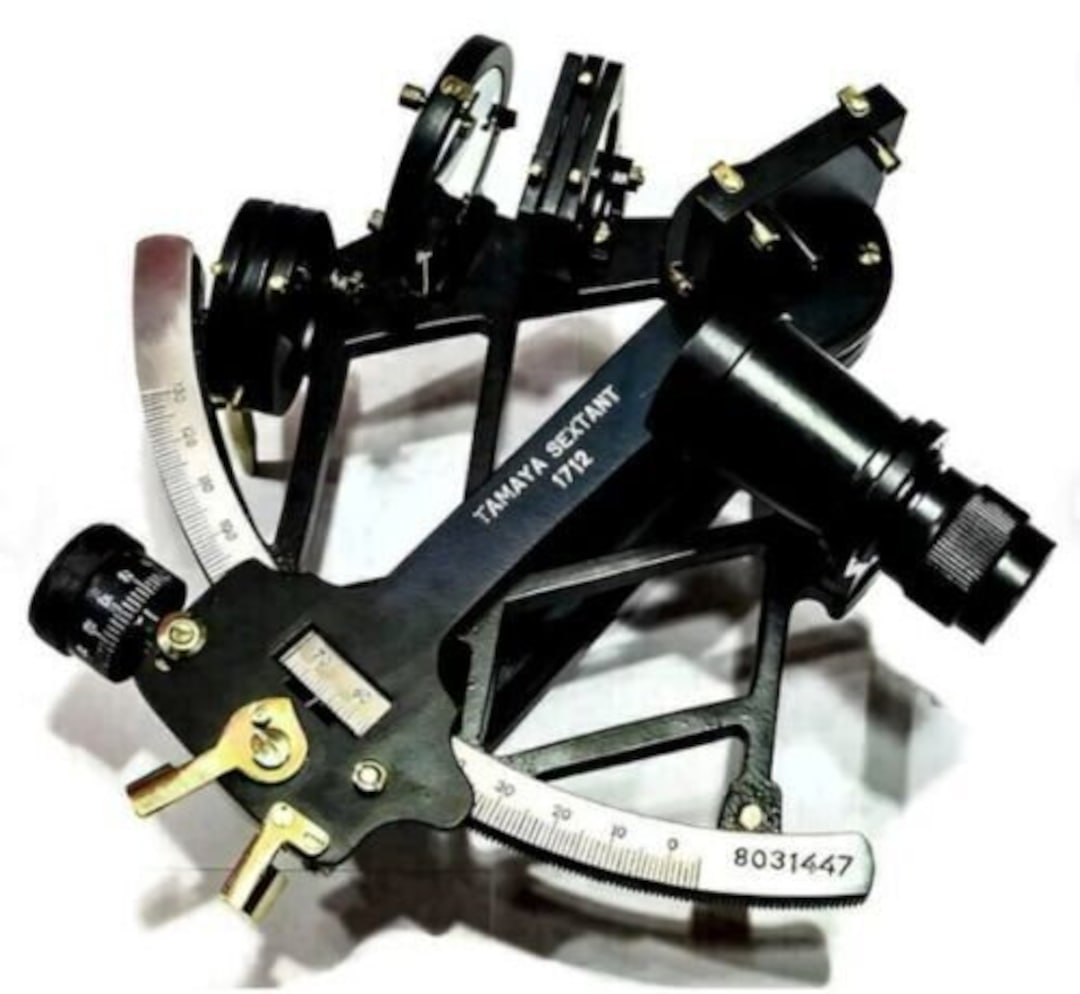 Tamaya Sextant 1712 - Schwarzes Navigationswerkzeug Für Maritime Navigation