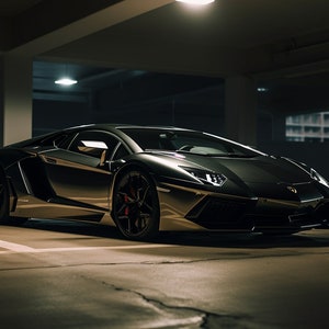 Lamborghini Aventador Digital Artwork