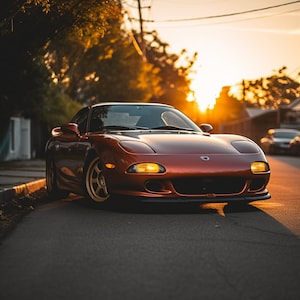 Mazda RX-7 Digital Art