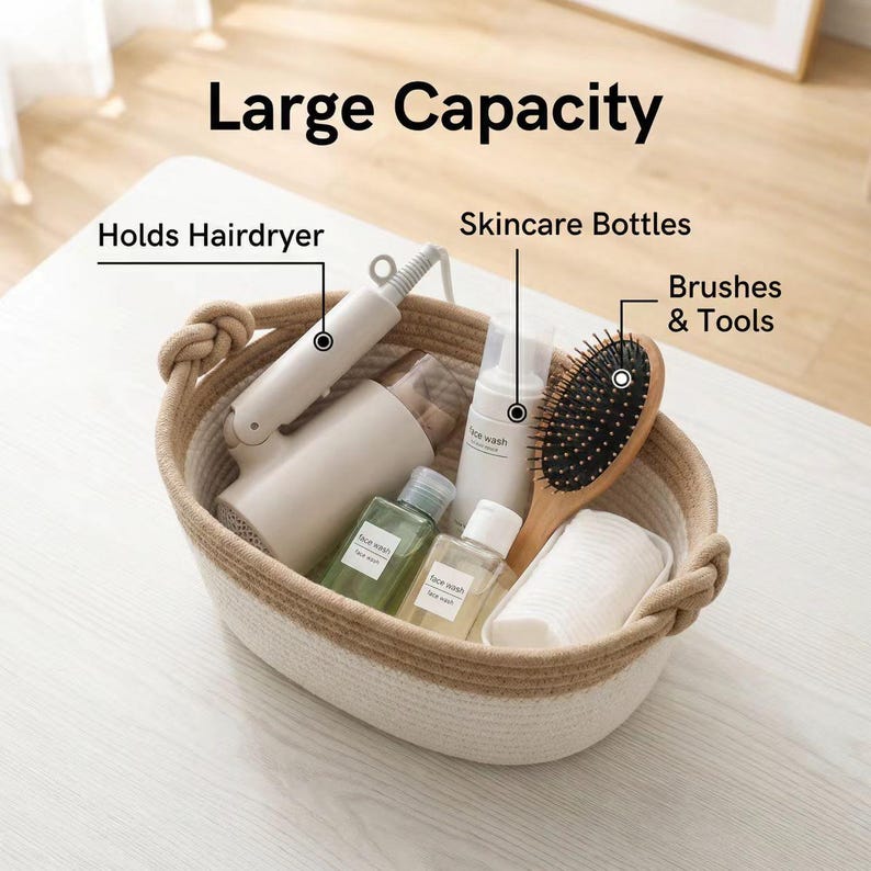 bathroom-organizer-basket-cotton-rope-storage-bin-with-handles