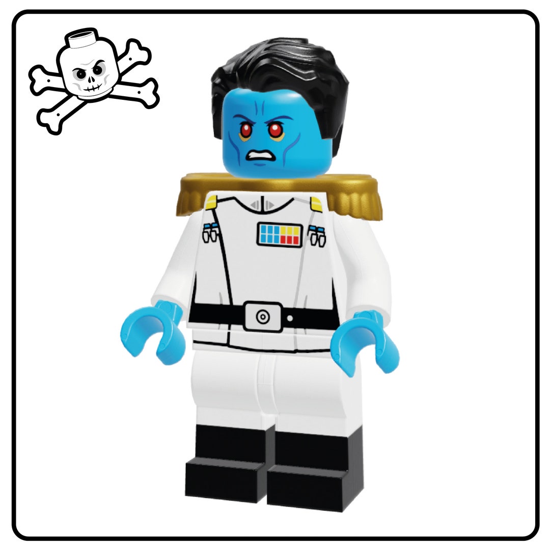 LEGO® Custom Minifigure Admiral Thrawn Etsy UK