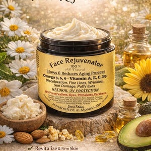 Handmade Face Rejuvenator: Natural Anti-Aging Wrinkle Repair