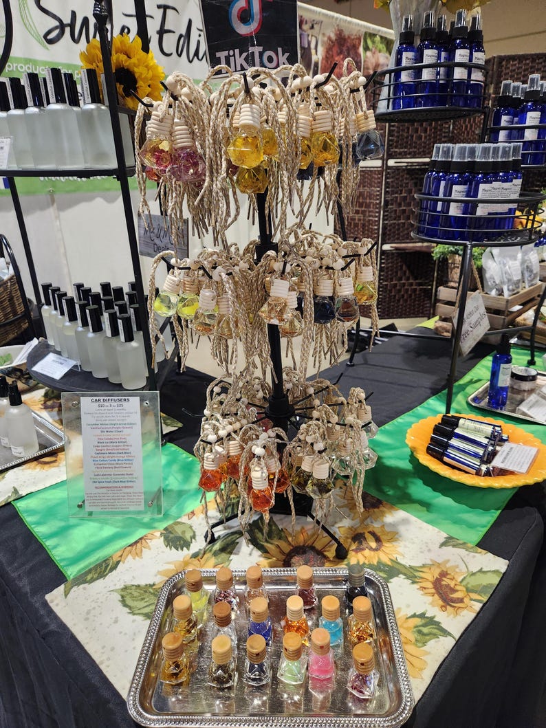 Handmade Reed Car Diffusers: Long-Lasting Fragrance, Crystal Bottles image 17