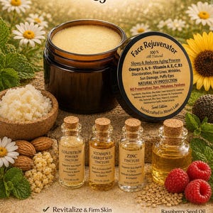 Handmade Face Rejuvenator: Natural Anti-Aging Wrinkle Repair