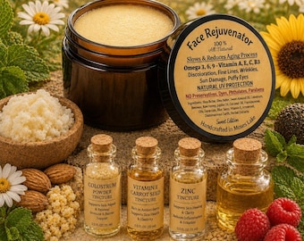 Handmade Face Rejuvenator: Natural Anti-Aging Wrinkle Repair