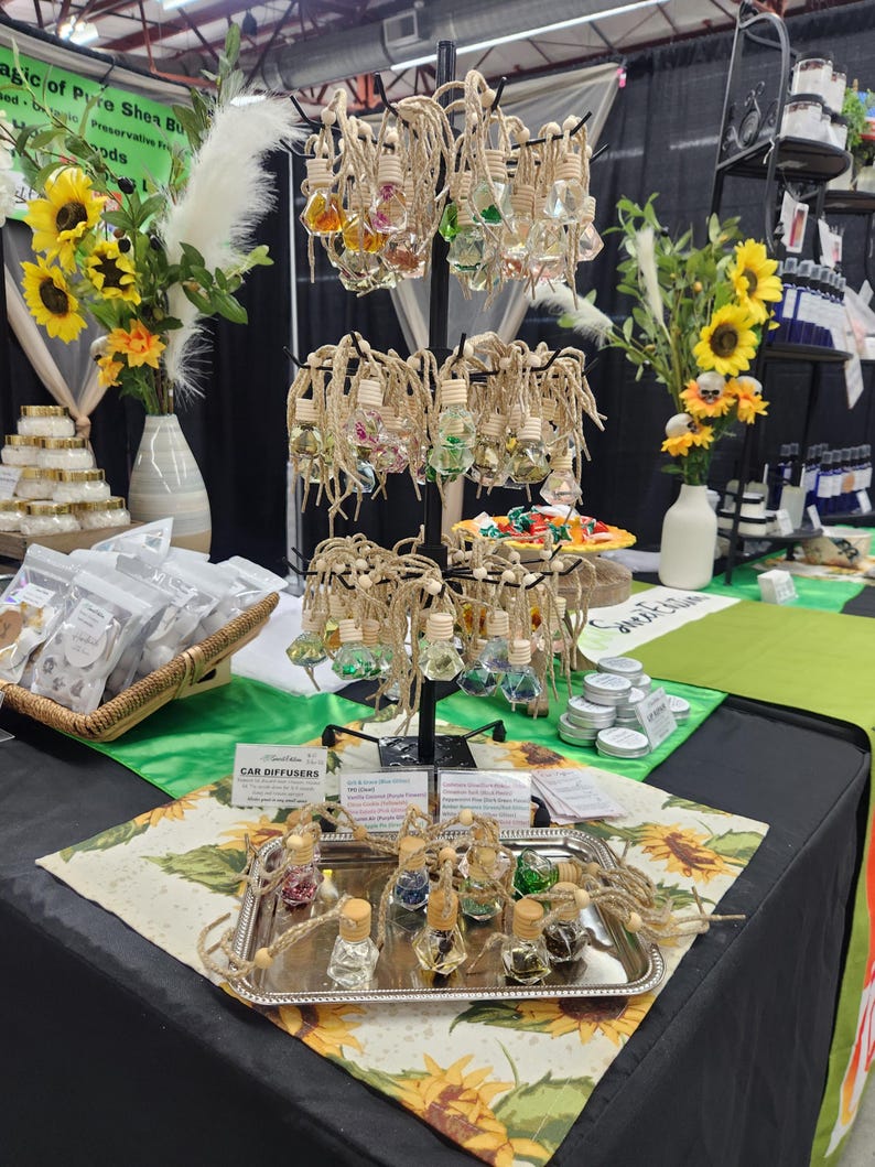 Handmade Reed Car Diffusers: Long-Lasting Fragrance, Crystal Bottles image 12