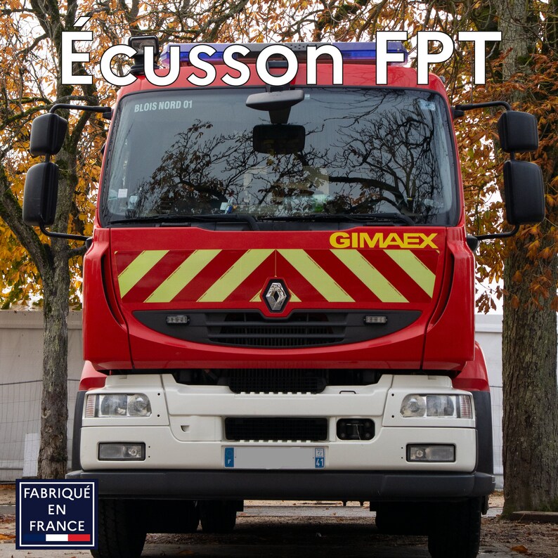 Écusson FPT Fourgon Pompe Tonne Pompiers image 6