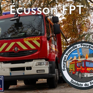 Écusson FPT Fourgon Pompe Tonne Pompiers image 5