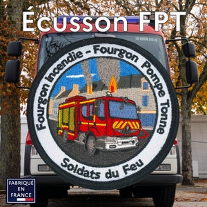 Écusson FPT Fourgon Pompe Tonne Pompiers image 1