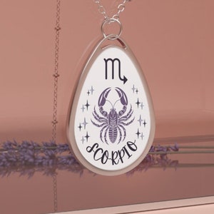 Scorpio Necklace, Star Sign Necklace, Zodiac Necklace, Zodiac Jewellery, Astrology Gifts, Astrology Necklace, Astro Necklace, Scorpio Gift
