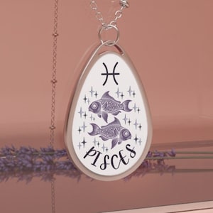 Pisces Necklace, Star Sign Necklace, Zodiac Necklace, Zodiac Jewellery, Astrology Gifts, Astrology Necklace, Astro Necklace, Pisces Gift