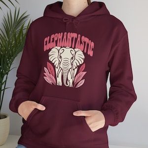Elephant Hoodie: Animal Lover Wildlife Sweatshirt