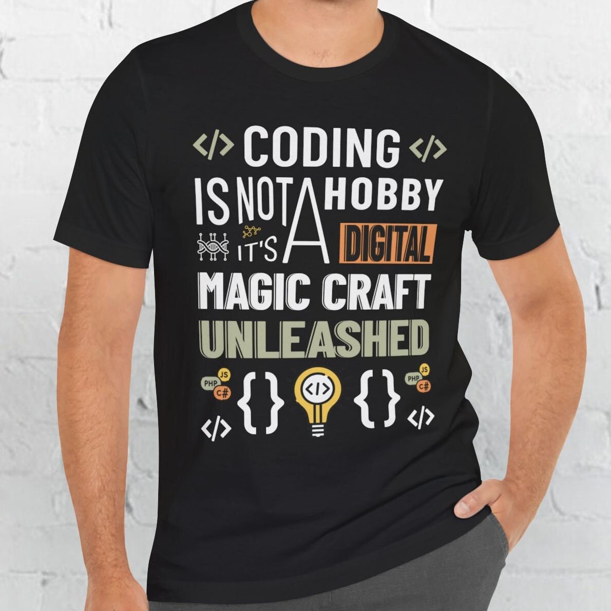 Funny Coder T-Shirt: Digital Magic Craft Unleashed