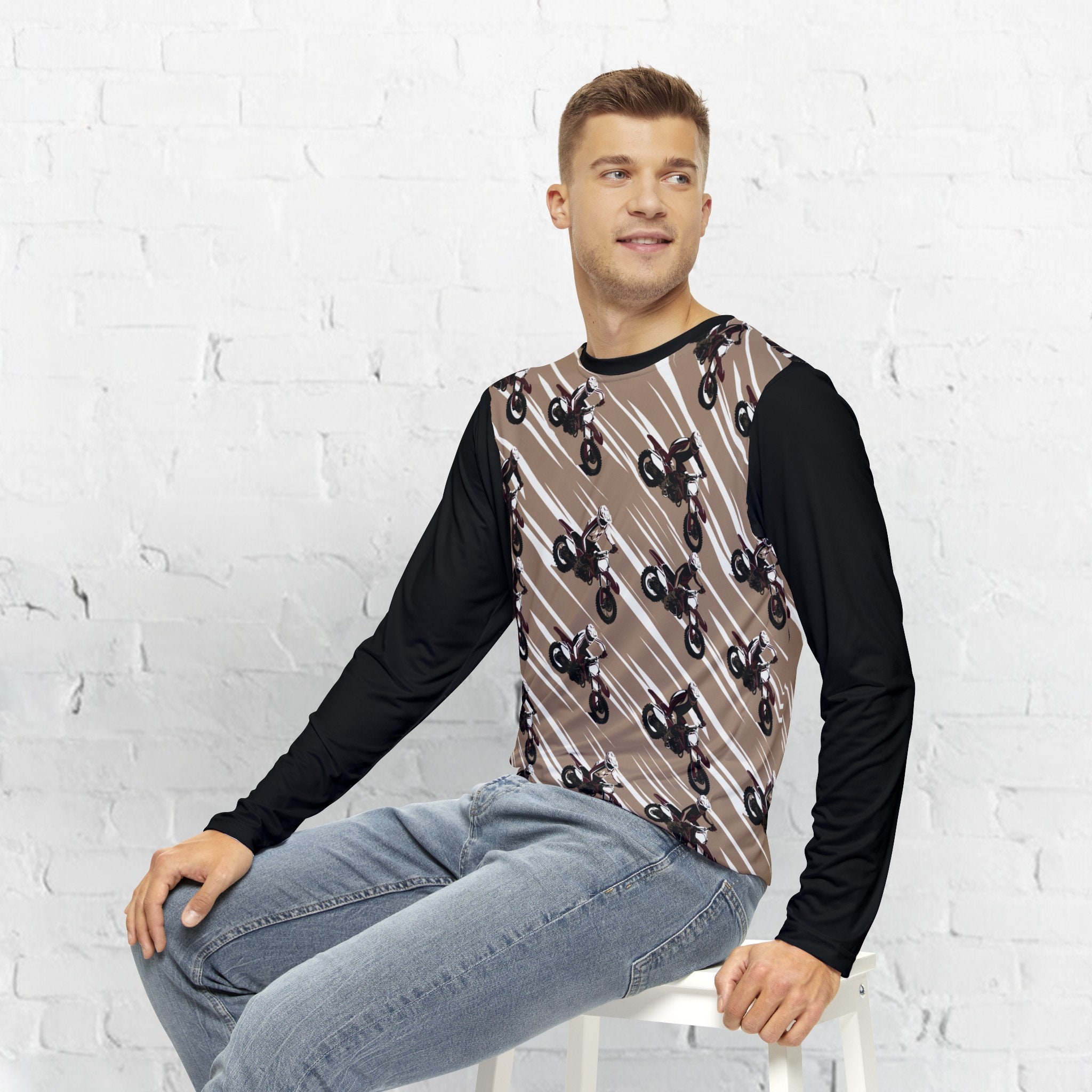 Chemise Shift MX Motocross Noire Manches Longues Taille L - Neuve Avec étiquettes