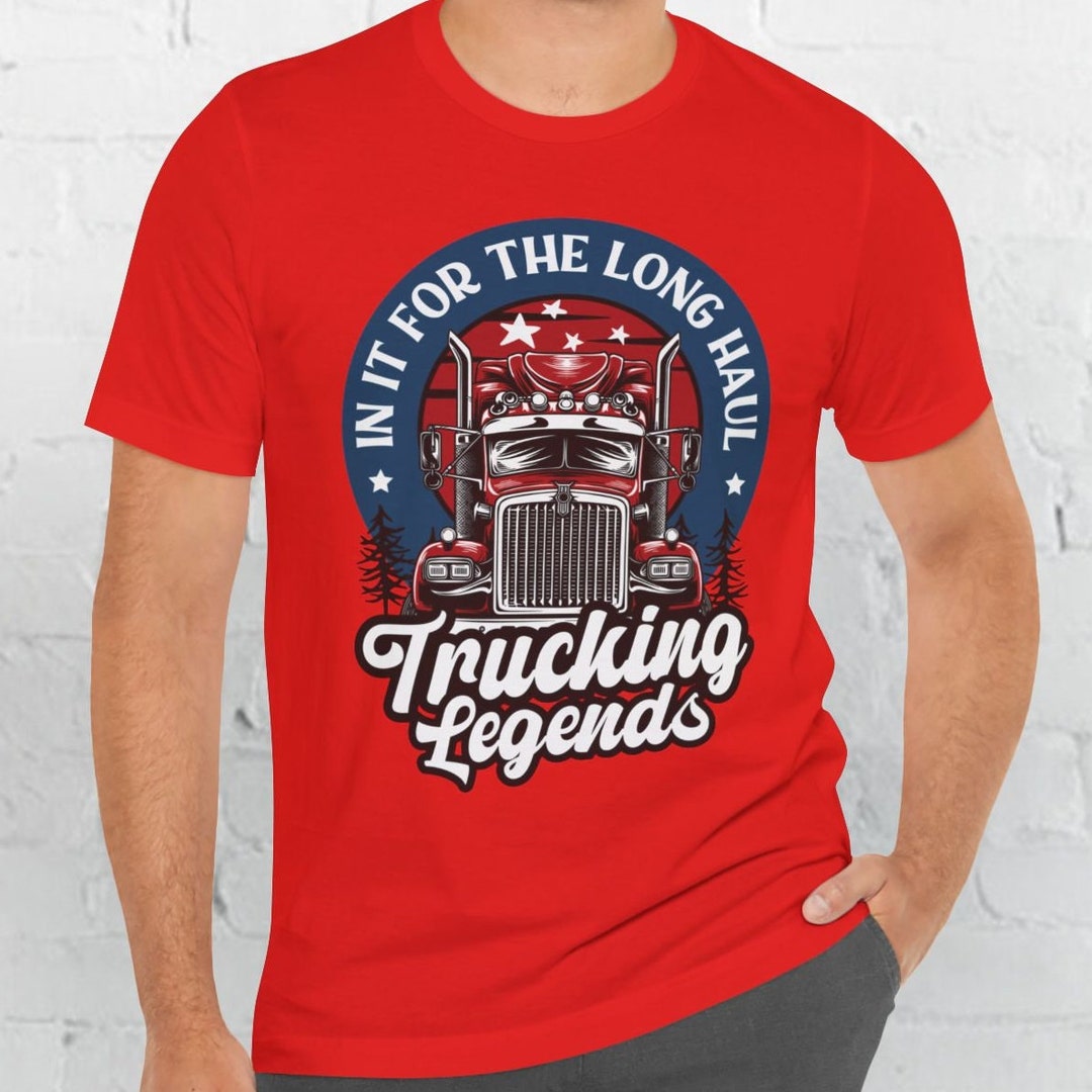 Truckin Ain’t Easy But It Pays The Bills T-Shirt – Funny Trucker Tee