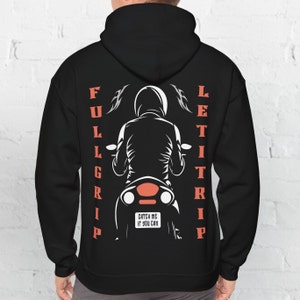 Motorcycle Biker Hoodie, Catch Me If You Can, Motorbiker Hoody, Motorcycles, Bikers, Motorcyclist Shirt, Motorbikes Gift, Motor Club Shirts
