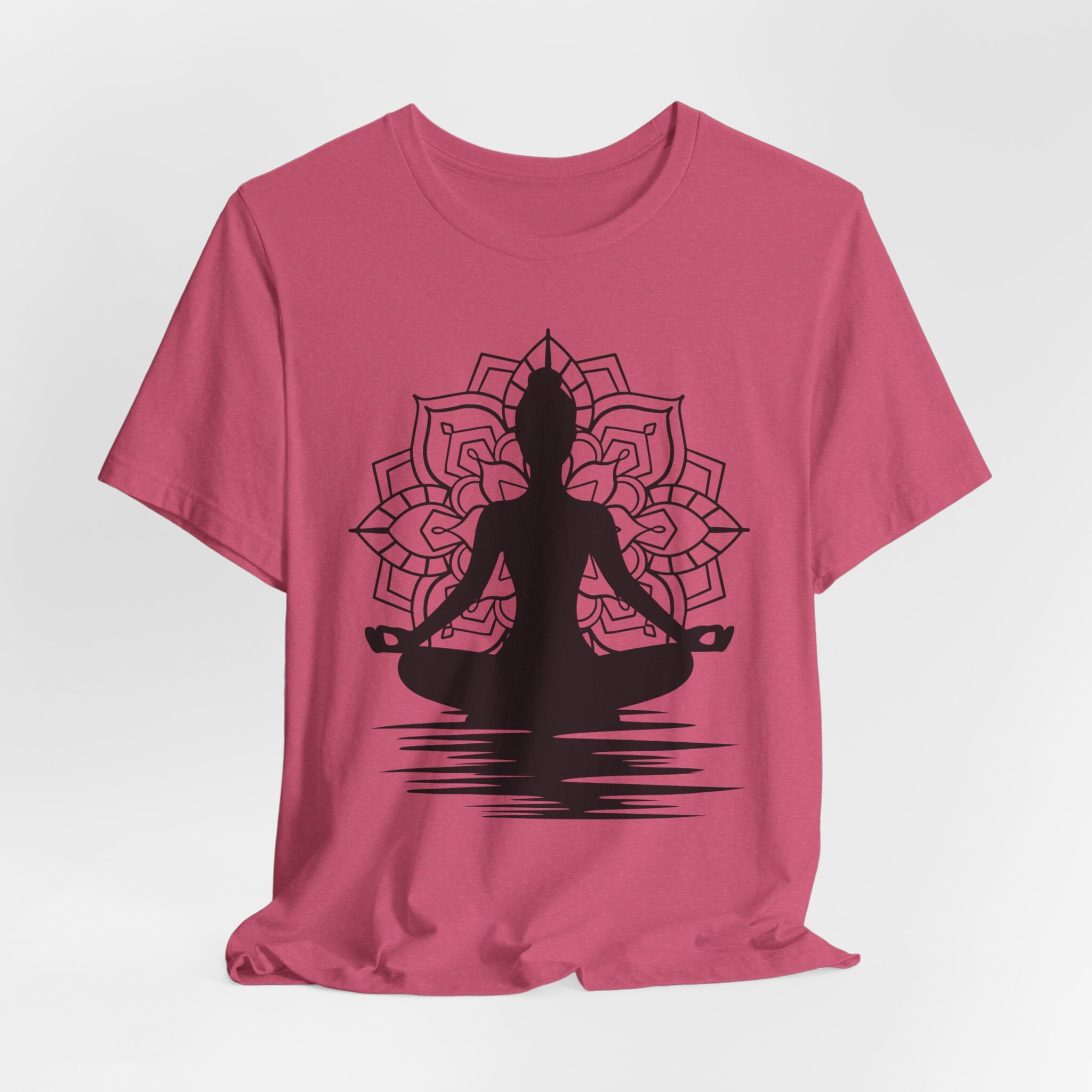 Zen T-shirt, Yoga Shirt, Lotus Flower Tee, Chill T-shirt