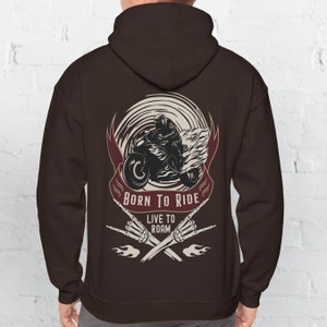 Biker Hoodie, Sports Motorcycle Hoody, Biker Shirt, Motorcycle Shirt, Motorbike Owner Gift, Motorcyclist Shirt, Motor Club Shirt, Bike Life