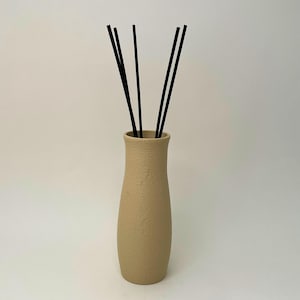 Steineffekt-Schilfrohrdiffusor, nachfüllbarer Diffusor, moderner Dufthalter für ätherisches Öl, dekoratives Raumduftgefäß, neutrales Wohndekor