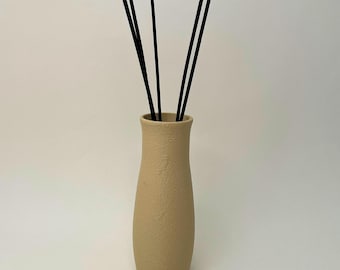 Steineffekt-Schilfrohrdiffusor, nachfüllbarer Diffusor, moderner Dufthalter für ätherisches Öl, dekoratives Raumduftgefäß, neutrales Wohndekor