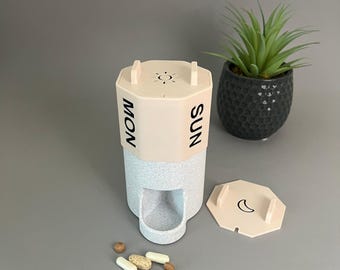 PillHub Solo – organizer na pojedyncze tabletki, uchwyt na leki przy łóżku lub biurku