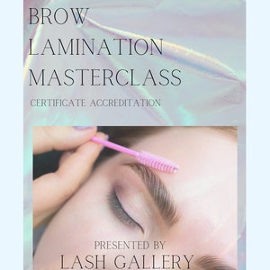 Brow Lamination Course
