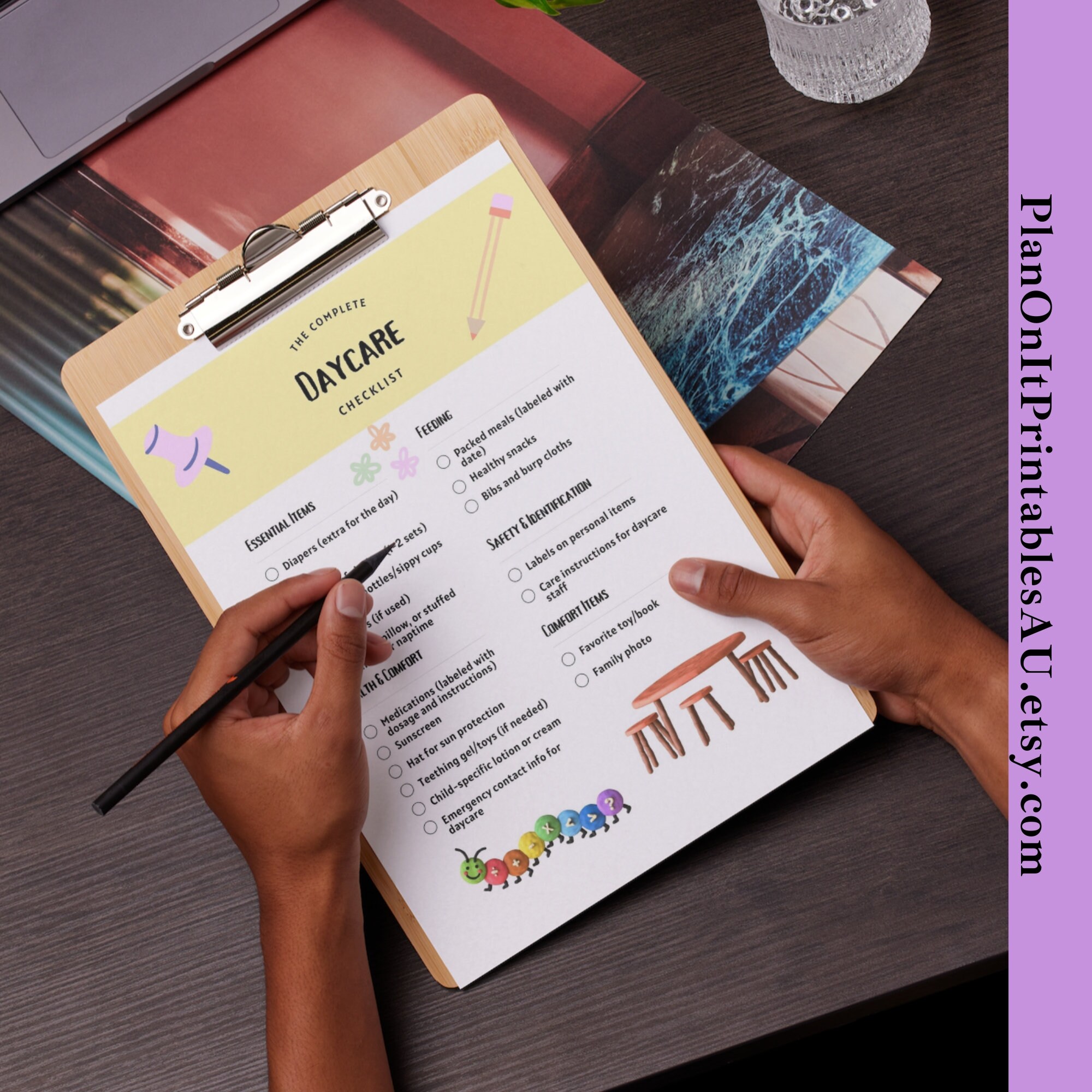 Daycare checklist daycare routine childcare planning etsy australia