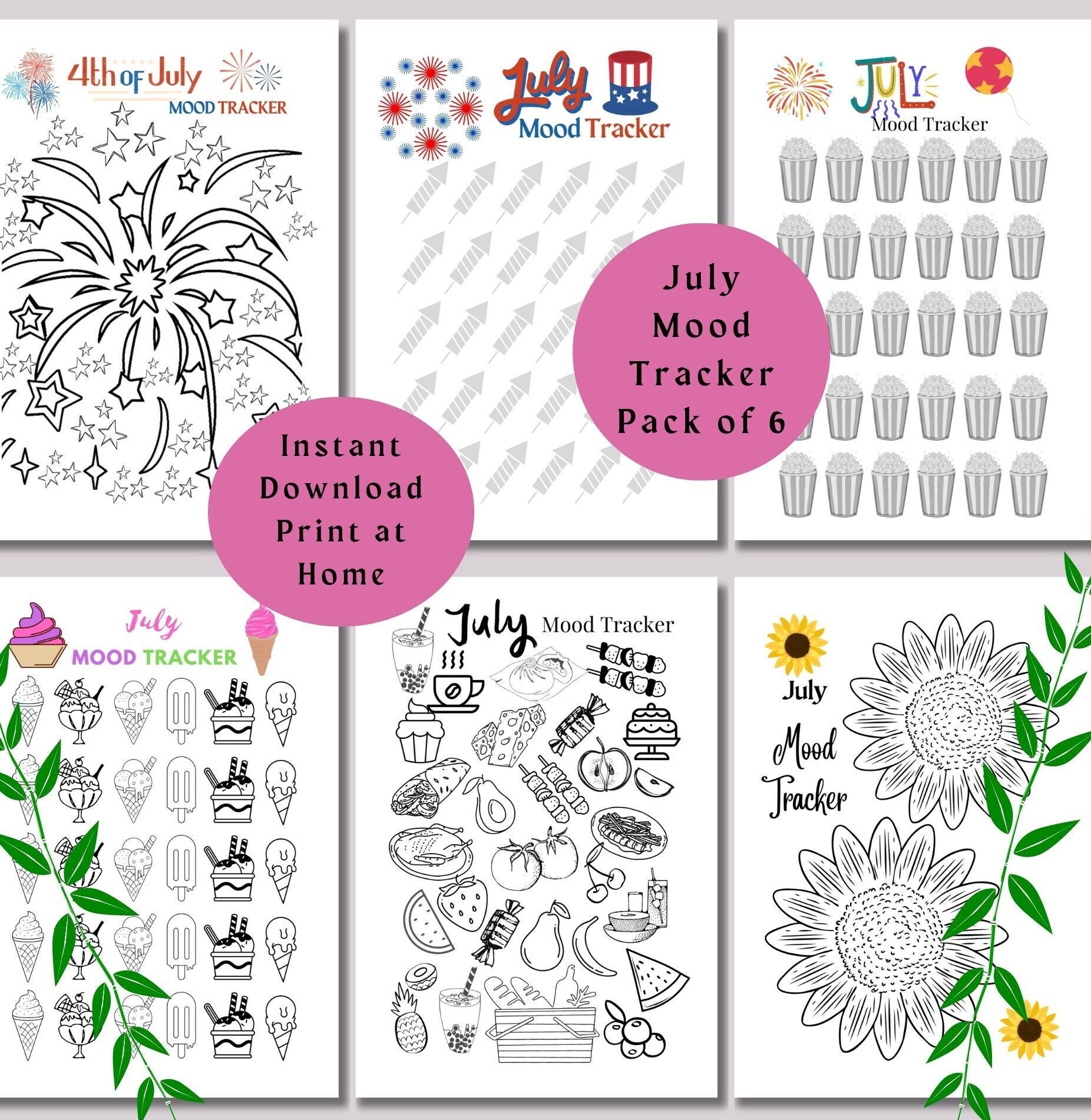 July Easy Mood Tracker July Mood Tracker July Journal Ideas Stay July Easy Mood Tracker July Mood Tracker July Journal Ideas Stay