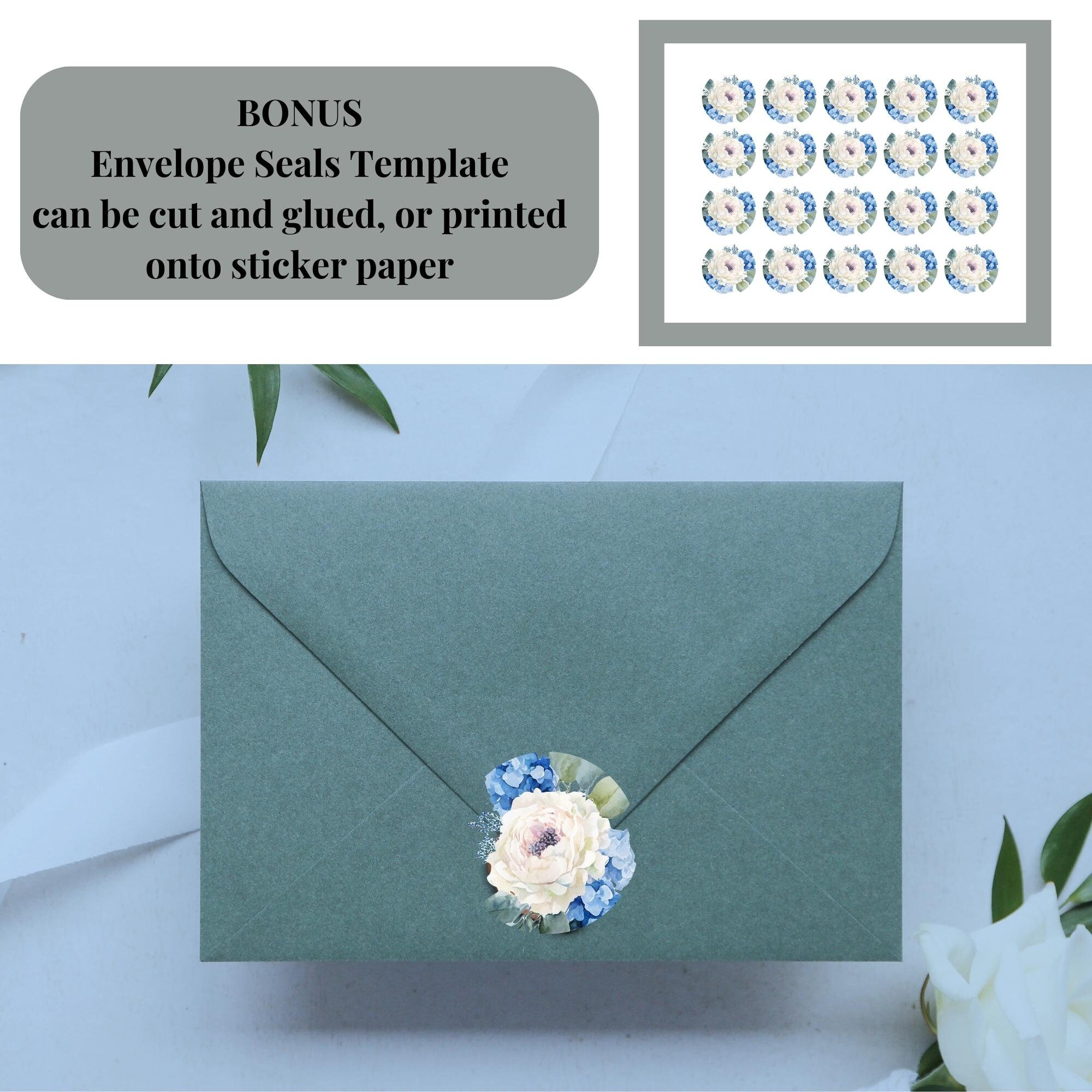 Envelope Liner Template Kit Blue Envelope Liner Kit Envelope Liner