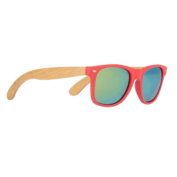 Umweltfreundliche Bambus-Sonnenbrille mit polarisierten Gläsern, personalisierte Holz-Sonnenbrille für Männer und Frauen, handgefertigte nachhaltige Holz-Sonnenbrille